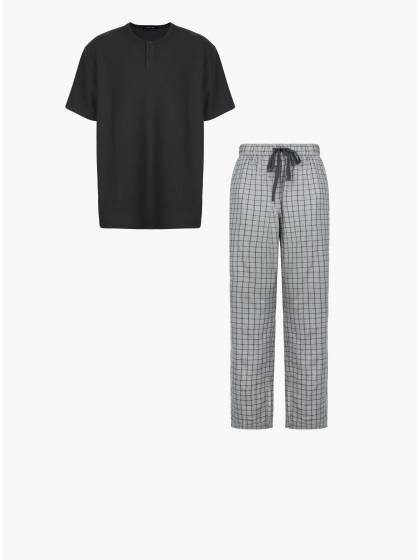 Мужская пижама ( Футболка+брюки) (5022 PBC-5011PBC)